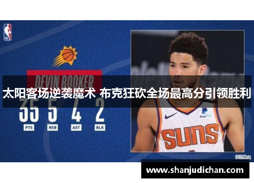 太阳客场逆袭魔术 布克狂砍全场最高分引领胜利