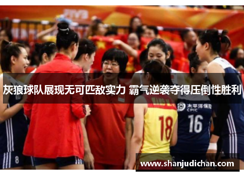 灰狼球队展现无可匹敌实力 霸气逆袭夺得压倒性胜利